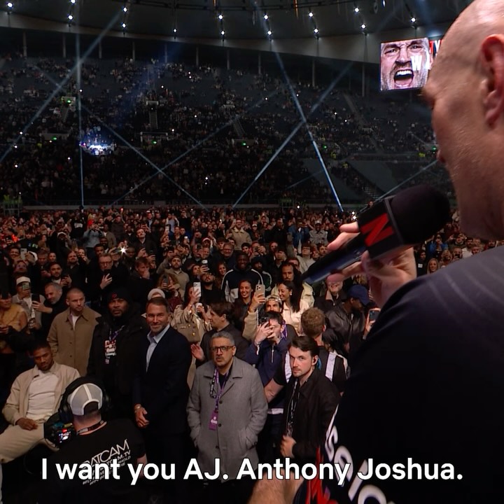 It’s happening. 

Tyson Fury vs. Anthony Joshua. This autumn from the UK. LIVE only on Netflix.