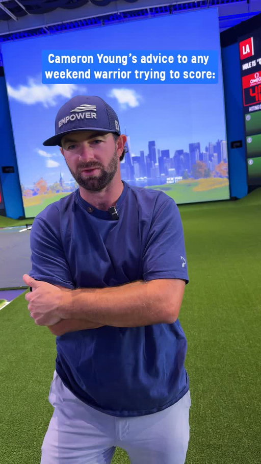 Are you playing golf this weekend? Cameron Young has some advice for the weekend warrior.
