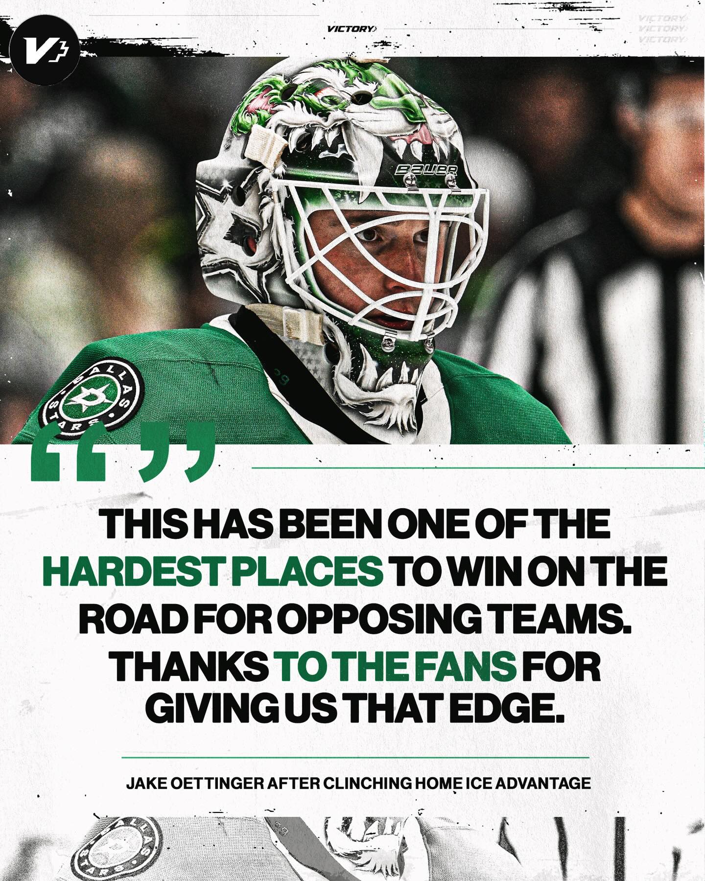 Name a better place to be other than @aacenter during the Stanley Cup Playoffs. 

We’ll wait. 

#NHL | #TexasHockey