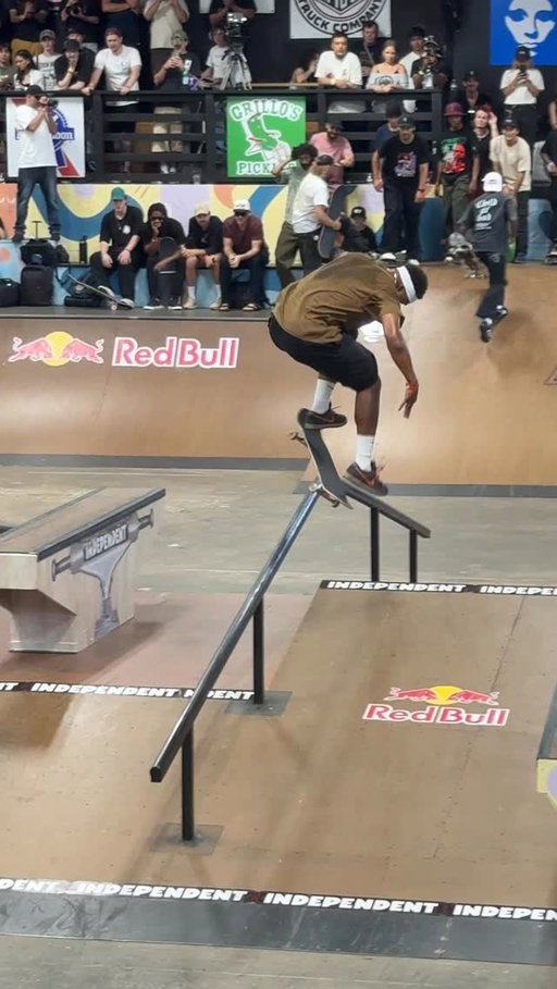 game time 

@cordano04 went in during @independenttrucks best trick
