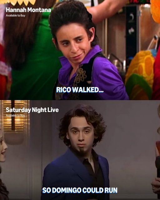 Two showstoppers.

HANNAH MONTANA and SATURDAY NIGHT LIVE, available to buy on Prime Video.
