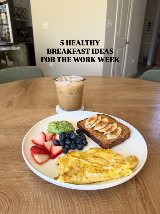 5 easy and healthy breakfast ideas 🍳☕️ been really love this breakfast rotation, it allows me to stick to my diet and meet my protein intake goals! #breakfast #breakfastideas #easymeals #easyrecipe #healthymeals