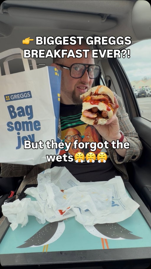 Went to Greggs for breakfast…

Ordered TWO breakfasts and made the
BIGGEST Greggs sandwich possible 😭🔥

There was just one problem…

👉 THEY FORGOT THE WETS.

From there… it all went downhill 💀

This might’ve been a mistake.

Would you eat this? 👇

#greggs #greggsbreakfast #breakfastsandwich