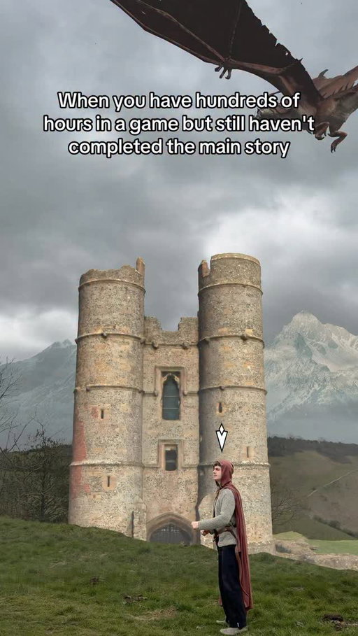 Average Skyrim playthough… 😂🔥 #comedy #videogames #skyrim