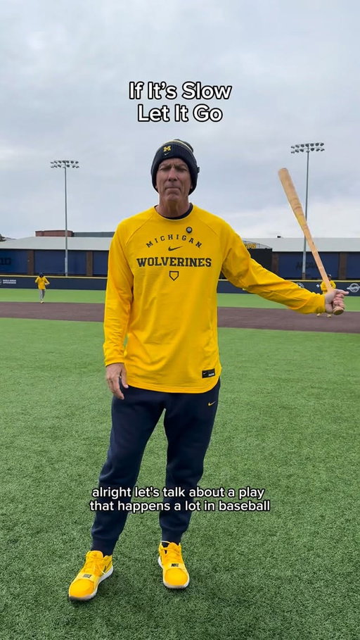 Slow Let It Go!!! Proper execution and communication for the 4-hole ground ball. 

#baseball #michigan #practice #coach #tips