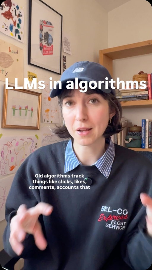 Why is nobody talking about LLMs in algorithms?! They change how content is ranked and suggested, which impacts even passive users of social. #socialmediagrowth #socialmediastrategy #algorithm #contentcreation #creatoreconomy