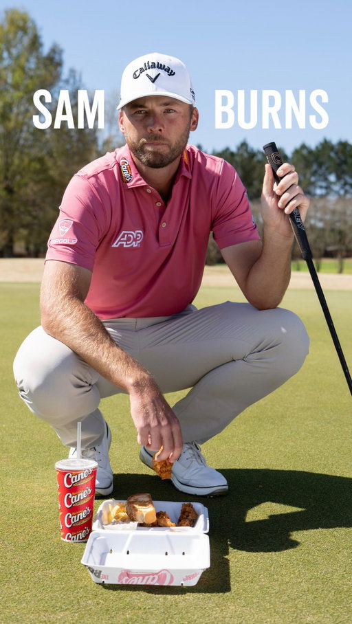 @samburns66 bringing the Box Combo energy to Augusta ⛳️