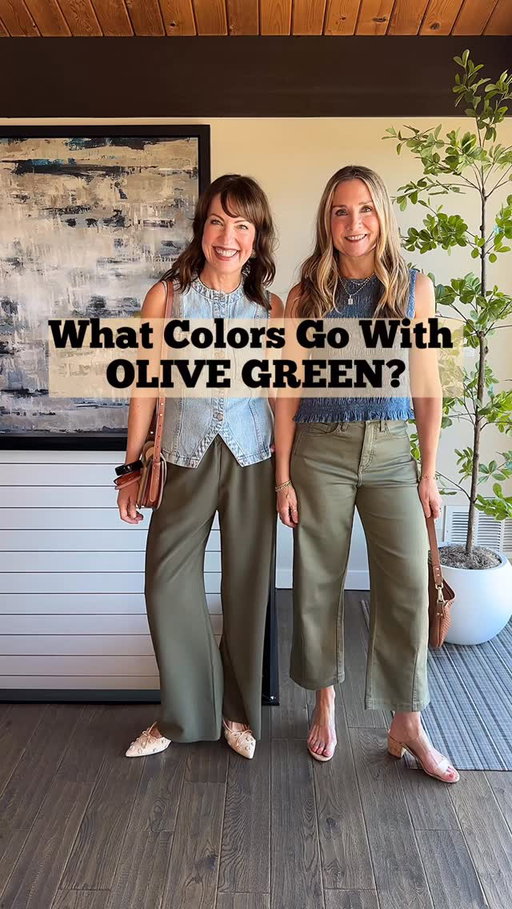 Comment SHOP for links!🔗 Must be following our account to receive this message!⚠️

We love olive pants! It’s a color that can be worn all year around, but we’re especially loving it this spring! It pairs so well with so many colors. Which color combo is your favorite? 

We linked several of our new spring tops and shoes for you to shop on our LTK! Hope this gives you some fun style inspo! We’re both 5’6” and wear small in tops and 26/27 in pants. 

HOW TO SHOP: 🛍️
—Comment SHOP for links sent to your DM
—Click the link in our bio to shop on our LTK
—Watch our stories for links! 

https://liketk.it/66eDX
#fashionover40 #over50style #styletips #howtostyle #springstyle 

Olive pants, denim top, spring tops, barrel pants, yellow sweater, spring shoes, flats, sandals, clog heels