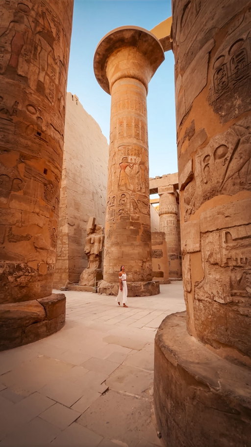 Don’t leave Egypt without visiting these 6 temples 😍

👸🏻 The Temple of Hatshepsut - she was one of the very few female pharaohs 

🐪 The Temple in Abu Simbel in the very south of Egypt has been carved into the rocks with 20m high statues of Ramses II.

✨ Karnak Temple is my favorite temple in Luxor - if you come early in the morning or shortly before closing in the late afternoon you can enjoy be most magical atmosphere

💦 Philae Temple is located on an island in the Nile & can be reached by small boats

🐊 Kom Ombo is dedicated to Sobek - the crocodile god of the Nile. They even found crocodiles mummies in this temple which you can see

🧡 Edfu Temple has a breathtaking architecture & can easily be reached during a Nile cruise 

📌 Save these breathtaking spots for your own travels to Egypt ✨

#egypt #egypttravel #bucketlist best places to visit in Egypt, must see Egypt temples, hidden gems, Luxor & Aswan sights