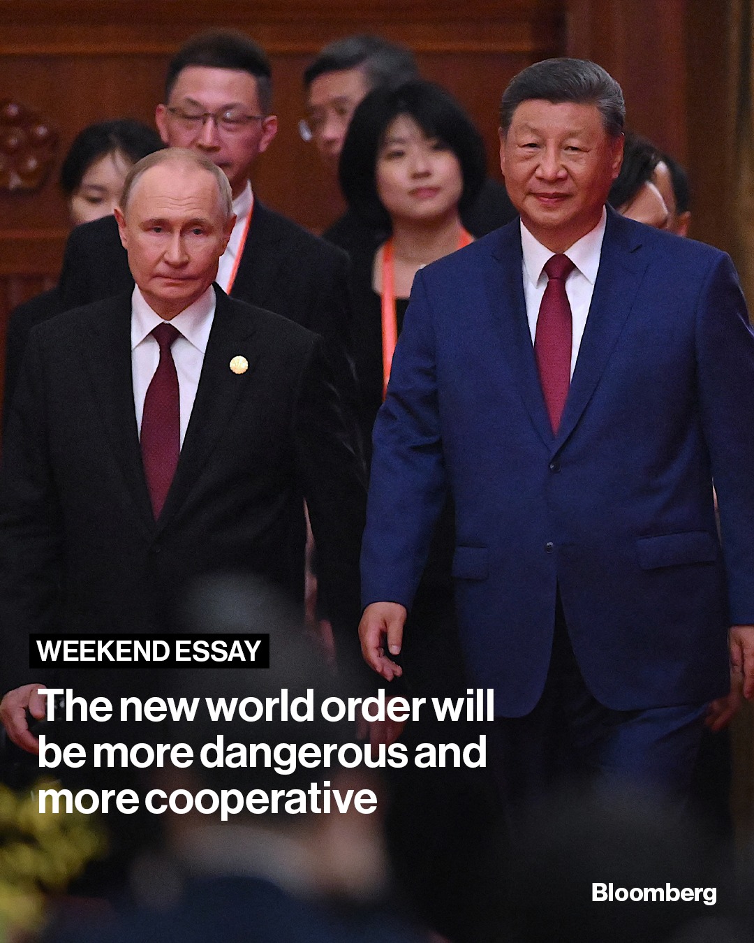 Donald Trump has de facto disavowed territorial integrity, self-determination, free trade and human rights — bedrock principles America has championed for 80 years. So what comes now? Many think something far worse.

Tap the link in the bio to read how "polyamory" is the new norm in geopolitics.

📷: Jade Gao/AFP/Getty Images