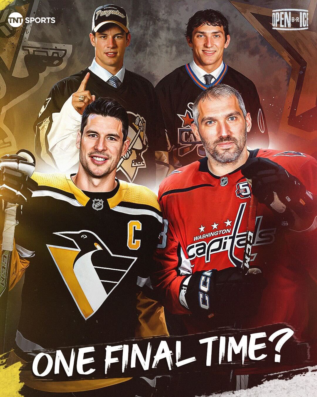 Could this be the last time we ever see Sidney Crosby and Alex Ovechkin share the ice together? 👀

Pens-Caps on TNT, Sunday at 3p ET 📺 #nhl #hockey #sidneycrosby #ovechkin #goat