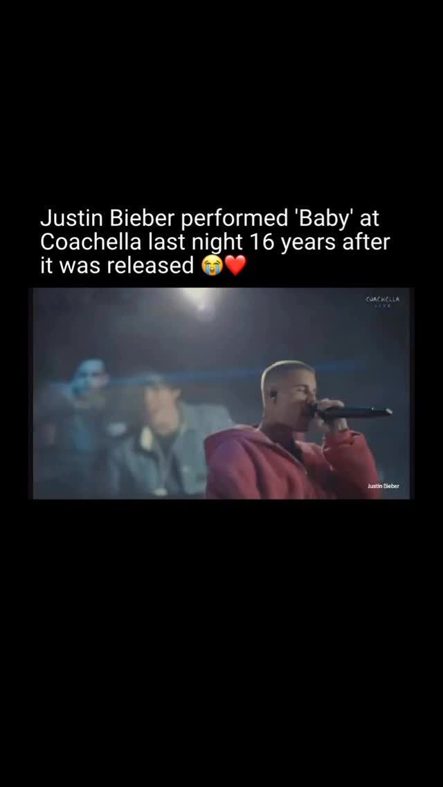 When Justin Bieber launched into “Baby” at Coachella 2026, the crowd lost it. The screams, the jumping, the full-volume sing-along—it felt like 2010 hit all at once. And the best part? No one saw it coming.

With the lights flashing and Bieber fully in his element, the performance turned into a full-blown nostalgia moment. Fans who grew up on the track were screaming every word, while a new generation joined in like it never left the charts.

Easily one of the loudest and most viral moments of the weekend—proof that some songs never fade, they just get louder with time. 🎤✨

#justinbieber #coachella #livemusic #festivalvibes #nostalgia