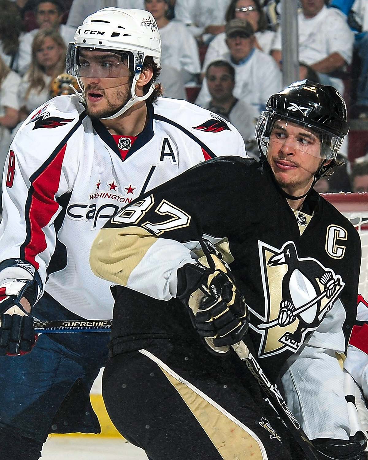 Two icons, one rivarly, 20 years in the making! 🤩 

Alex Ovechkin and Sidney Crosby face off for the 💯th time TODAY at 3p ET on @nhlontnt & @hbomax!