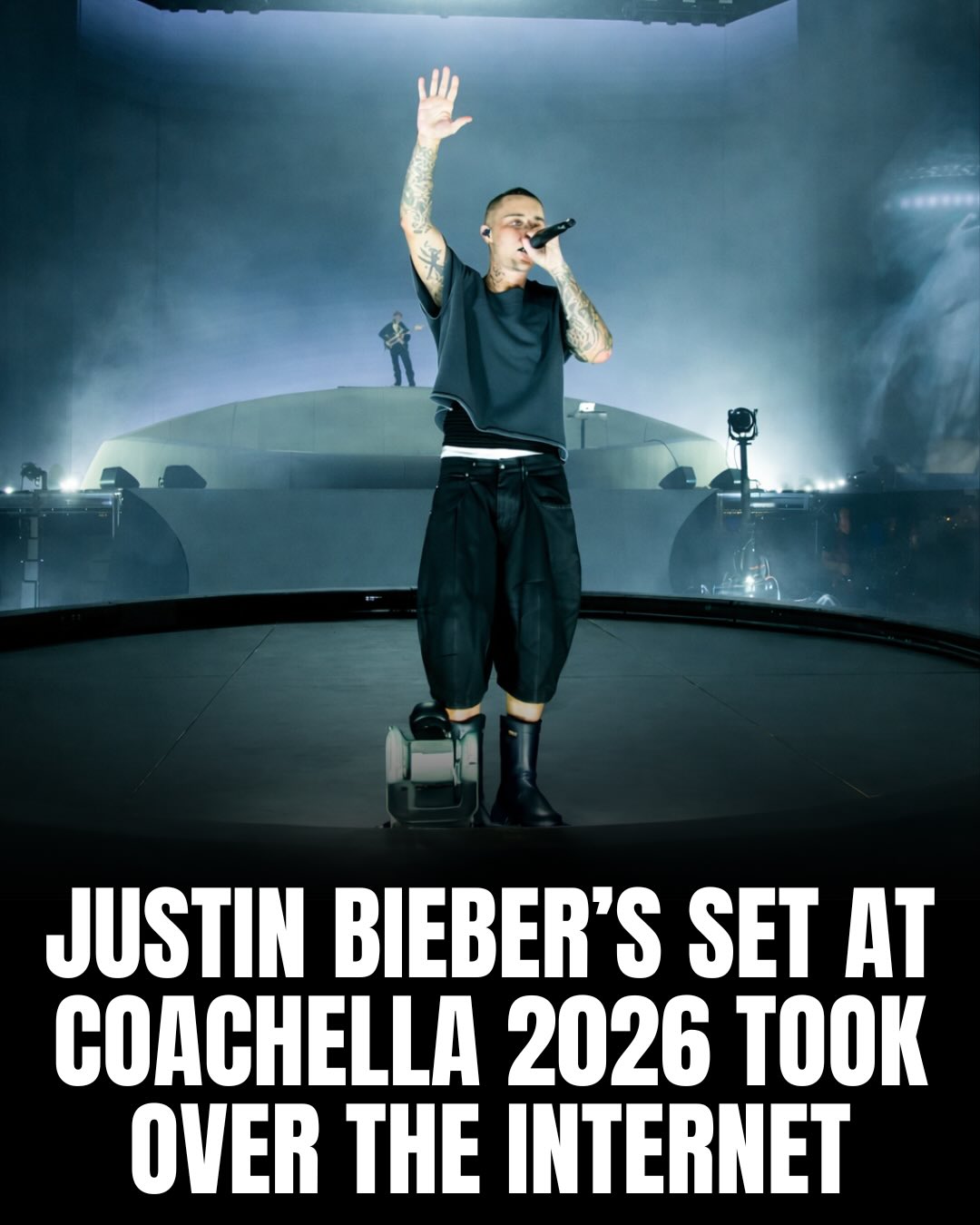 When Justin Bieber hit the stage at Coachella 2026, it felt like the internet came to life in real time. 🎤🔥

He slid into “With You” and the crowd instantly melted—phones up, voices loud, pure nostalgia in the desert. But it wasn’t just the music… it was the moments. The MacBook/YouTube callback, the subtle nods to his early era, and yes—the “it’s not clocking you” meme energy that had fans losing it all over again. 💻😂

Somehow, he turned a festival set into a full-blown timeline—past, present, and viral culture all colliding in one performance.

This wasn’t just a set… it was a moment the internet won’t let go of anytime soon. 🔥 

#JustinBieber #Coachella #Music