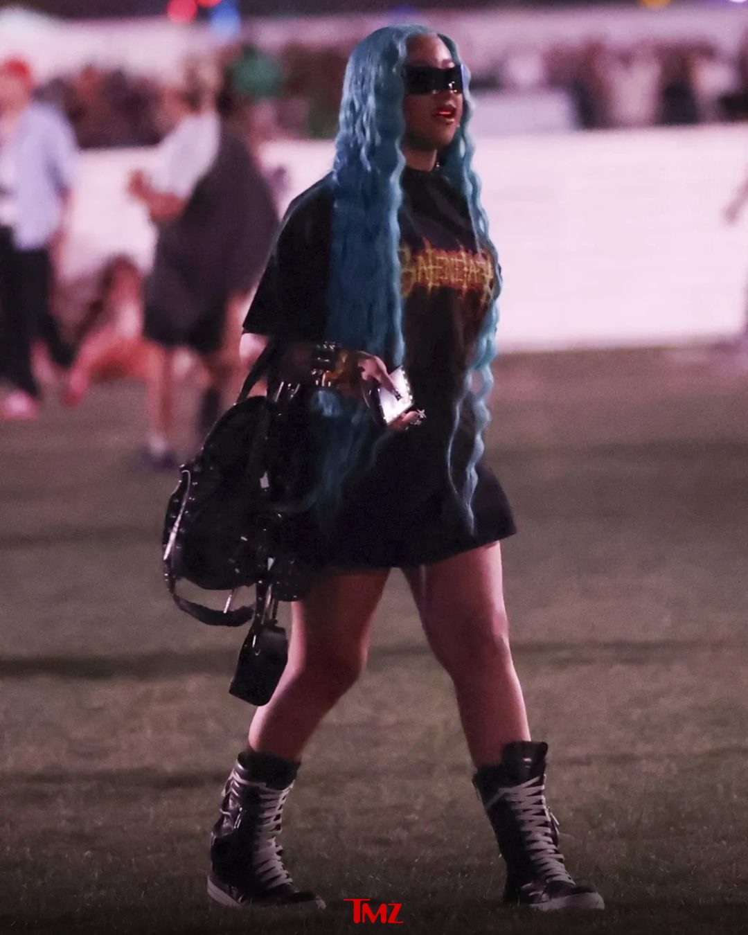 North West might not have been on the Coachella lineup, but you wouldn't know it. 👀✨

📸 @backgrid_usa