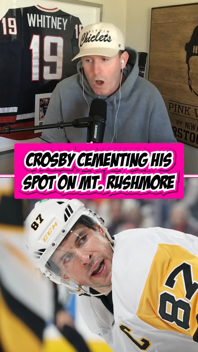 A 4th Stanley Cup would cement Sid’s spot on hockey’s Mount Rushmore 🐧