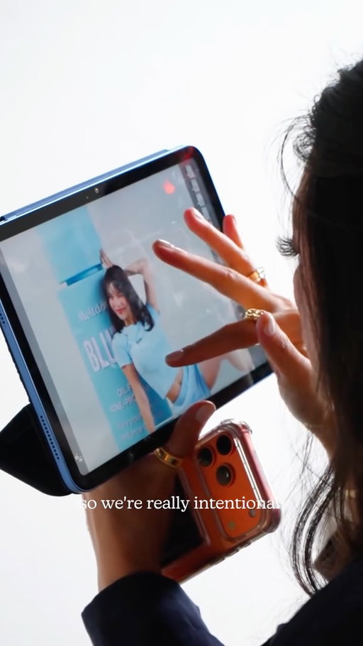 We’re giving you a backstage look at our Blume ♥︎ Sephora campaign photoshoot with @bbyambi - featuring Danica, who leads all things marketing here at Blume.
