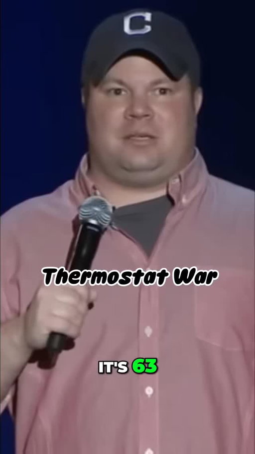 Is there a thermostat war raging in your house? 

#johncaparulo #standupcomedy #comedy #thermostat #ComeInsideMe