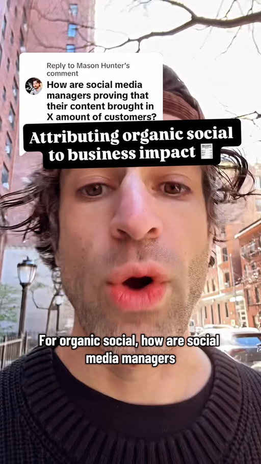 Proving out incremental biz from organic #socialmediamarketing

it boils down to: is the organic content threading the needle of being engaging / relevant while also imbuing the brand AND key action to take to the user

@vaynermedia #performancemarketing #brandformance