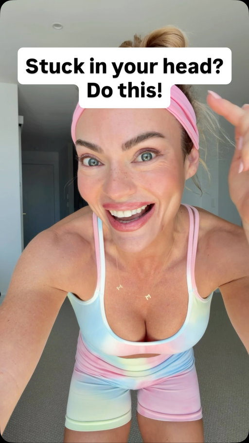 🧠 Stuck in your head? 
This is your sign to MOVE! 🏃🏼‍♀️
I know this feeling well… When your brain won’t stop & you feel overwhelmed.😩
You can’t think your way out of it - so don’t!
Overthinking isn’t a mindset problem, it’s  energy with nowhere to go. 
The more you sit in it, the louder it gets. The moment you move, it starts to shift. 
You don’t need to feel motivated - you just need to start.

💜Save this for when your brain won’t switch off. 

#overthinking #mentalhealthtips #homeworkout