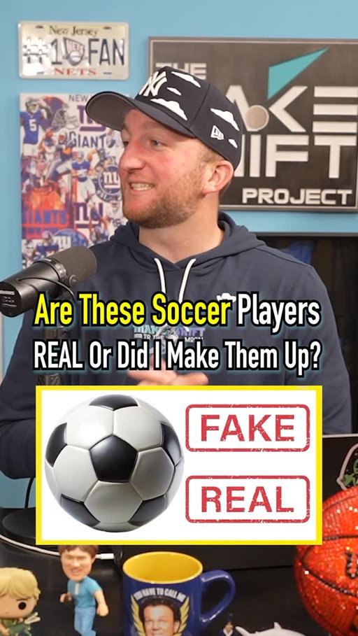 GUESS If These SOCCER PLAYERS Are Real Or Fake!