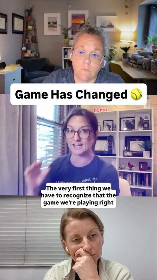 Softball today is not the same game it was 10 or 20 years ago.

Ashley explains why relying on outdated experiences without current information creates confusion and holds athletes back. Better access to data is changing the game, but only if we use it.

Episode 93 is live.
