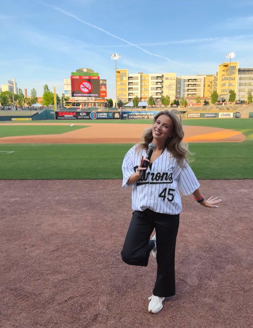 Well that was fun! First homestand with the @bhambarons! 🫶🏻⚾️ 

#emcee #milb #birmingham
