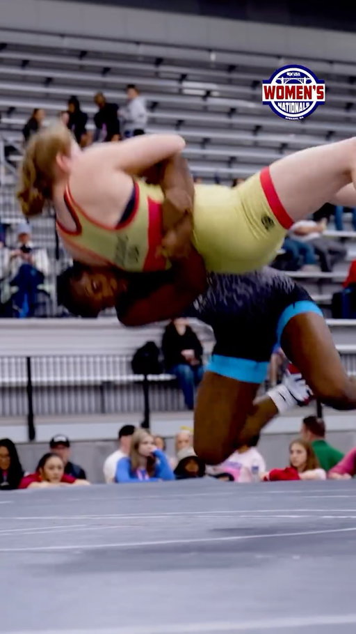 Adaugo Nwachukwu drops a 💣💥 #WomensNationals #U23 #USAWrestling