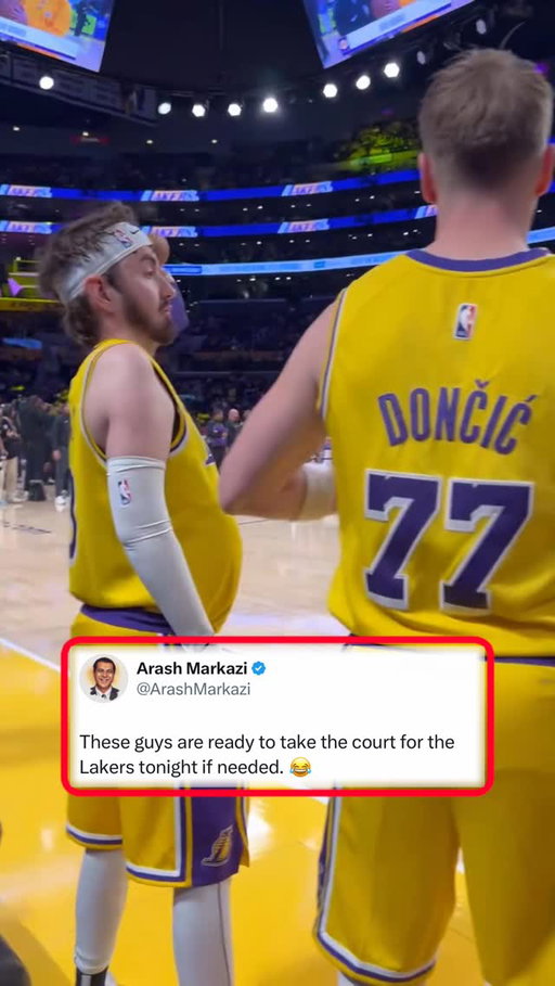 OMG LEBRON AND LUKA AVAILABLE TONIGHT 👀 (via @arashmarkazi) @youngmantis2 @popcornwithtom