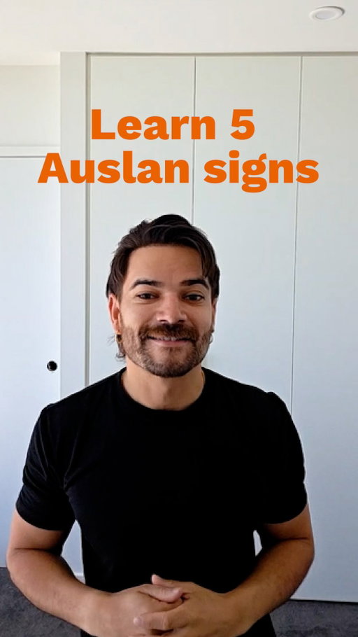 We spend a lot of time talking about hearing. Today is Auslan Day and we're doing some listening of a different kind.

Gareth Kelaart, a community worker supporting the Deaf community, is teaching us a few signs. Hit save. You never know when they'll come in handy.