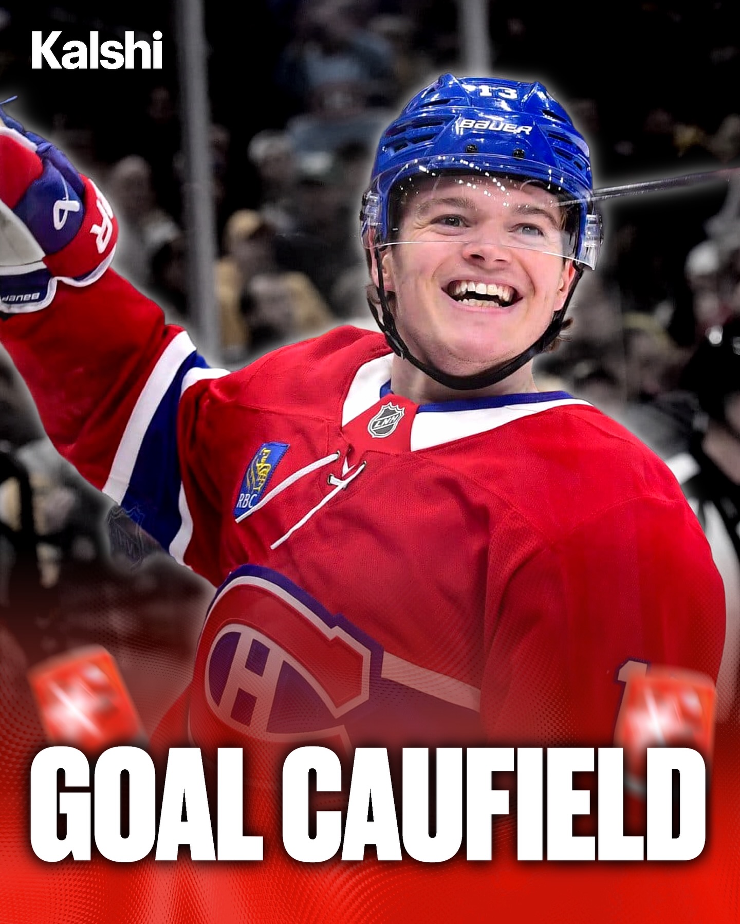 Cole Caufield currently has the 7th most goals in a single season in Montreal Canadiens history. 

It’s also the most goals scored by a Canadiens skater in a season since 1989. 

What an incredible year for Caufield 

Despite their successful season, Kalshi traders only give the Canadiens a 4% chance to win the Stanley Cup