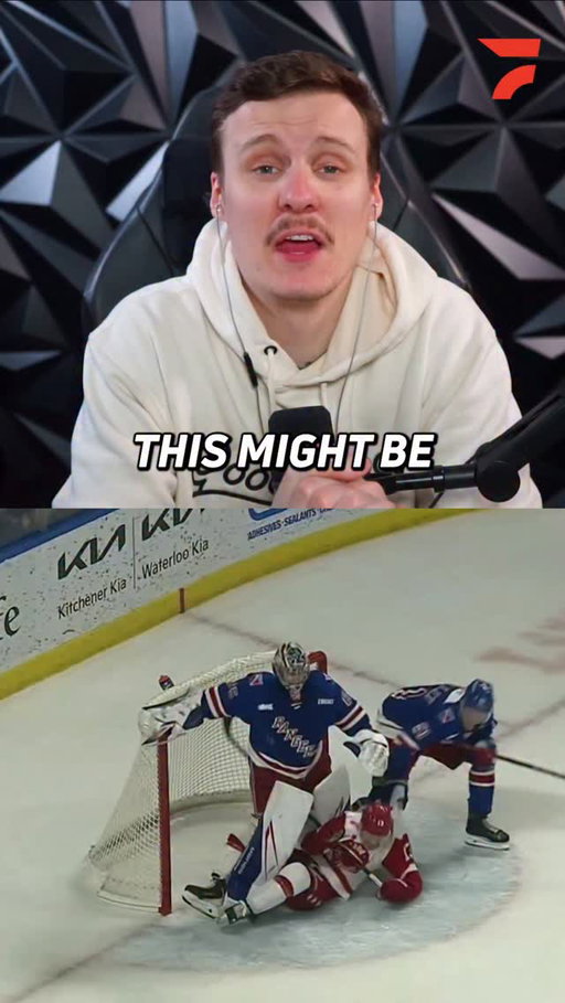Jared Woolley clears the net in the funniest way possible.

#ohl #hockey