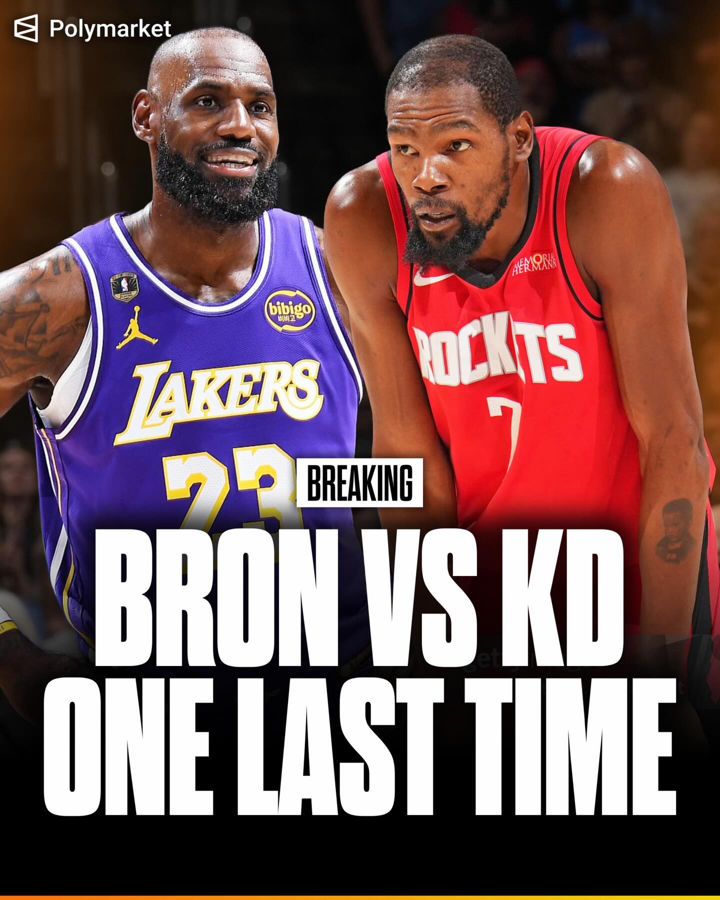 WE ARE GETTING LEBRON VERSUS KD REOUND ONE 🚨

We get to see our childhood idols duke it out one more time in a series that might be the last we see them face off 🥲.. WHO YOU GOT AND HOW MANY GAMES?