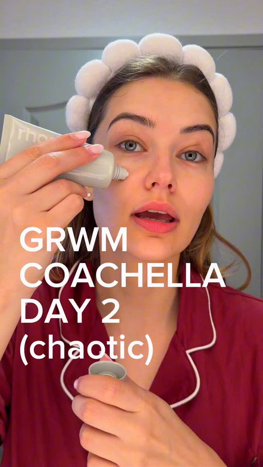 a very chaotic Coachella grwm 🙃

Products mentioned:
@rhode barrier butter 
@aboutfacebeauty foundation 
@sacheubeauty contour stick
@charlottetilbury blush
@nyxcosmetics jumbo eye stick (donut) 
@therudiberry x @beaubble freckle pen obvi
@ardellbeauty no glue lashes 

#coachella2026 #grwm #coachellagrwm #vlog #bieberchella