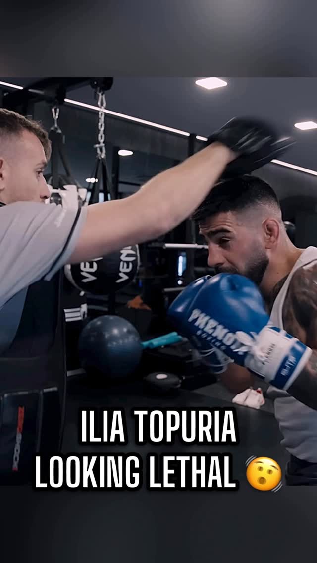 Just over 2 months out from his main event lightweight title defense at the White House against Justin Gaethje, Ilia Topuria has released new footage from inside his training camp, showing off his crazy, high-level boxing skills. 🥊

🎥: @iliatopuria
