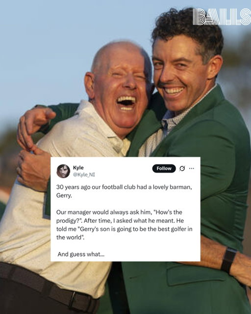 Rory McIlroy's parents Gerry and Rosie sacrificed so much for his success - Gerry worked three jobs, including as a barman in Holywood GC and a local football club. Rosie worked late night shifts in a local factory. 

Rory once said:

"They basically never saw each other. We didn't take a family holiday for over a decade."

Yesterday they got to see him win the Masters in person.