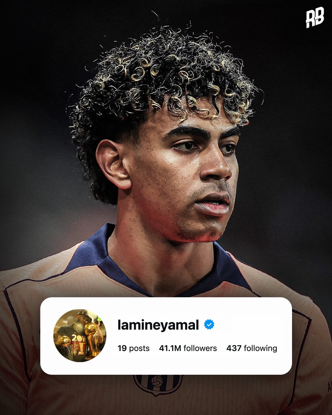 Lamine Yamal has changed his profile picture on Instagram to LeBron James holding the NBA championship trophy after after pulling off a historical comeback in the finals in 2016… 🤝🏽🏆

Barca need to come from 2-0 down this week vs. Atlético in the Champions League 👀

Which team will go through? 👇🏽