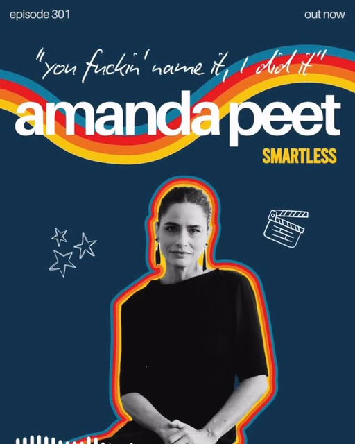 Speak into the foam thingy: it’s Amanda Peet. New York, stage fright, unsolicited headshots, a second sleep, and ‘the strategy on removal.’ Life is like a box of Pop Tarts… you never know which variety pack you’re gonna get [on this week’s toaster-ready treat a.k.a. an all-new SmartLess].

🪇💯

Get this one, and all your hot pods on @siriusxm or wherever the heck you like to build sand castles & love.