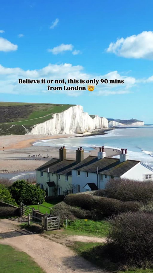 Day trip from London you don’t want to miss 🌊 

Follow @spiral.flyer for more UK travel ideas ❤️

📌 Seven sisters is one of the most stunning coastal spots in the UK 🇬🇧 

Here’s how to get there 👇🏻

🚆 By public transport

Option 1 
- Train from London Victoria or London Bridge to Seaford
- From Seaford station, walk along the promenade towards Seaford Head and join the coastal path
This route is the most scenic, but be ready for a longer walk

Option 2
- Train to Eastbourne
- From Eastbourne, take a bus to Seven Sisters
Get down at 
🚌 Seven Sisters Park Centre - longer walk
🚌 Birling gap - minimal walking

🚗 By car
Drive to Seven Sisters Country Park
Postcode: BN25 4AD
There’s a main car park near the visitor centre

#sevensisterscliffs #daytripfromlondon #weekenddaytrips #uktravel #englandtravel 

Day trip from London, things to do near london, seven sisters national park, weekend trip from london, coastal day trip from london