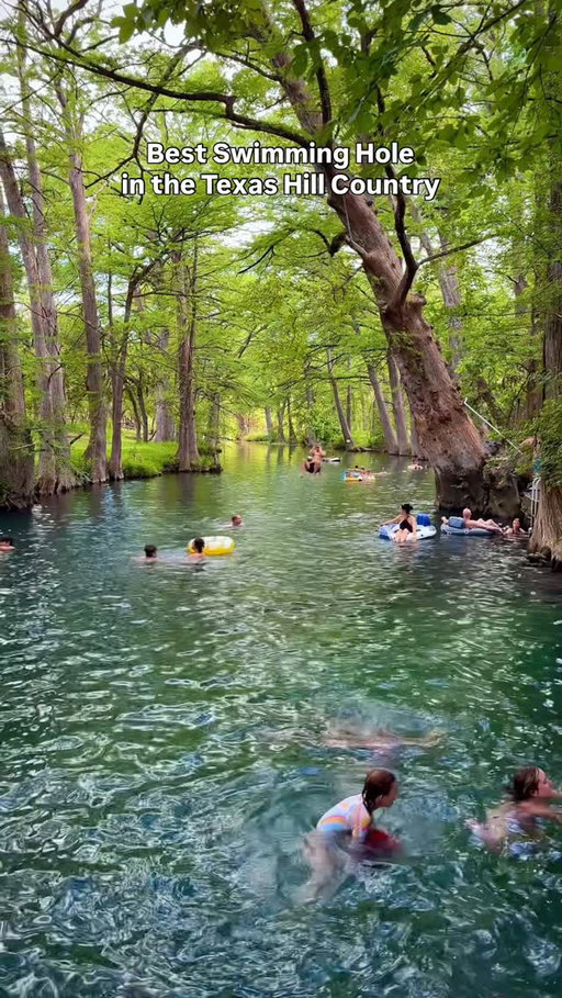 One of the most iconic swimming holes in Texas!

@blueholeregionalpark in Wimberley reopens for swim season May 1st. 🌿

Go early for the clearest water and enjoy scenic trails, rope swings, picnic areas, and peaceful Hill Country views! ☀️💦

#texasswimmingholes #texashillcountry #texassummer #exploretexas #texastodo