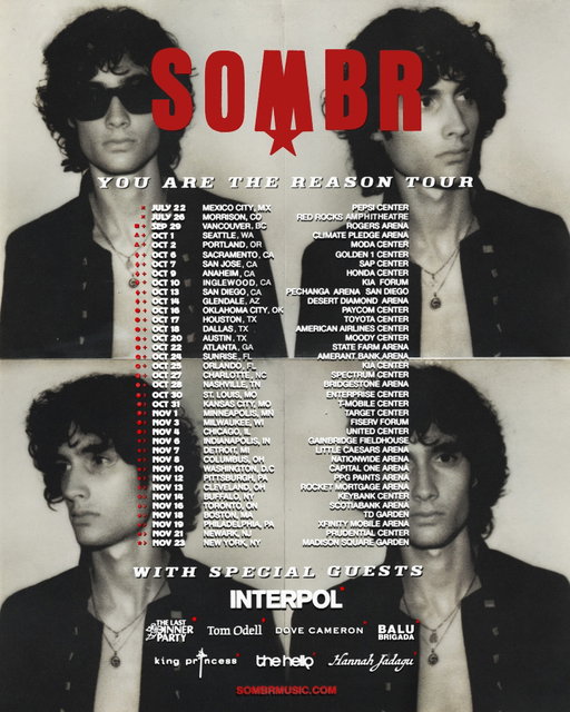 YOU ARE THE REASON TOUR. I’m so excited to announce my first arena tour coming to North America.

Presale starts tomorrow, April 14th at 10am in your local time zone. Presale password: POTENTIAL.

General onsale tickets go on sale on Friday, April 17th at 10am in your local time zone. 

I’m also bringing the most incredible special guests @interpol, @thelastdinnerparty, @tompeterodell, @dovecameron, @balubrigada, @kingprincess69, @thehellp, and @hangrammm.

I’m beyond thrilled to see your faces. This will be a very special show. Love you so much! I’ll see you soon.