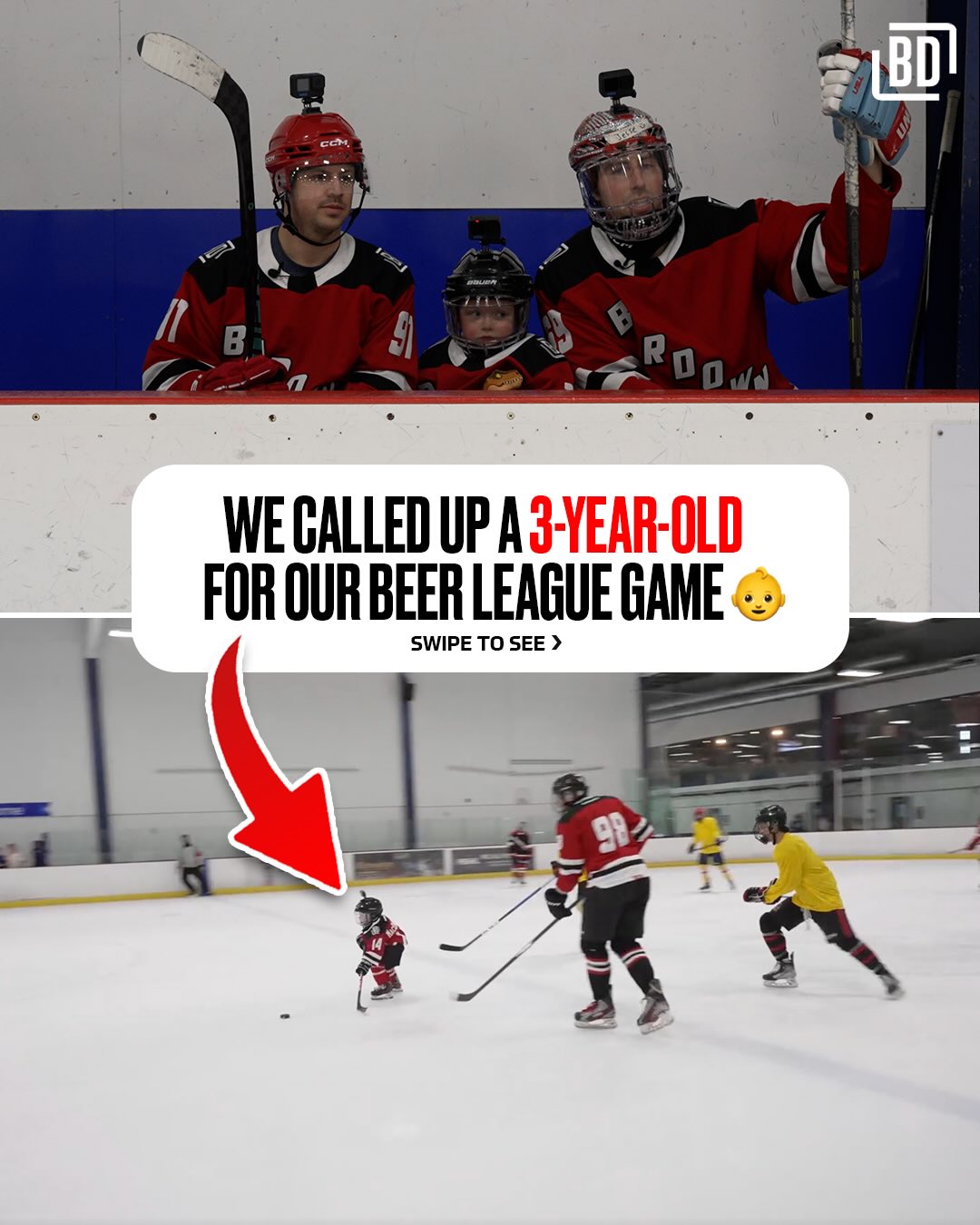 We’ve all heard of Connor McDavid… But what about three-year-old phenom @connormacdangles 🤯?! We called Connor up to the BarDown team for a game and he put up a performance for the ages‼️👶🥹
.
Watch the full video on our YouTube channel 👀▶️
