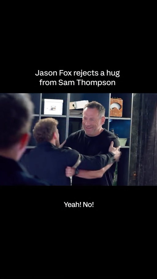 Saving this for the next time I don’t wanna hug someone 😂 Stream #CelebritySabotage now on ITVX