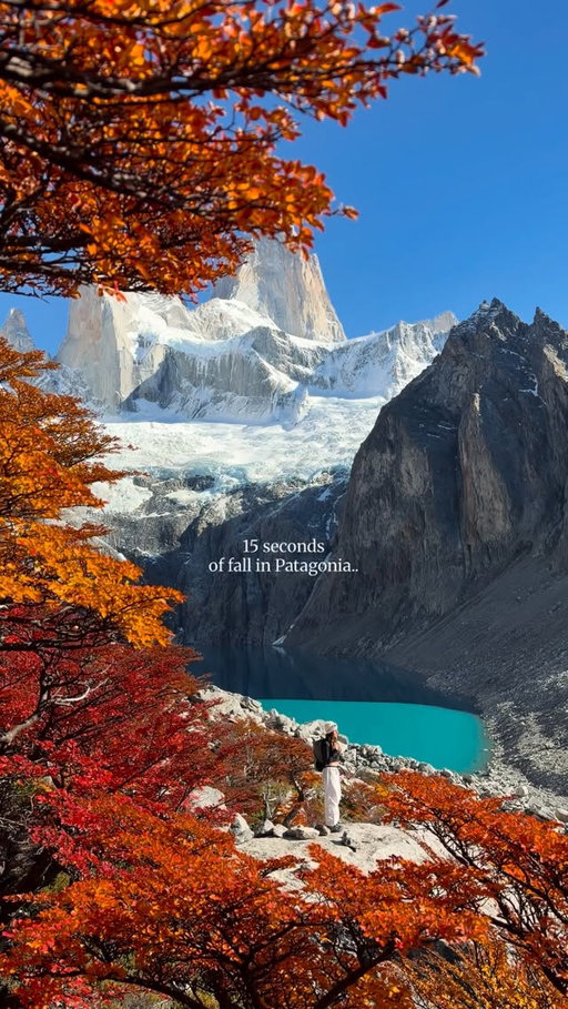 15 seconds of fall in Patagonia.. 🍂🍁🧡

Fall in Patagonia might be one of the best places I’ve ever experienced… I don’t think anything compares.. 

📍El Chaltén, Patagonia, Argentina 

.
.
.
#elchaltén #argentina #patagonia #beautifuldestinations