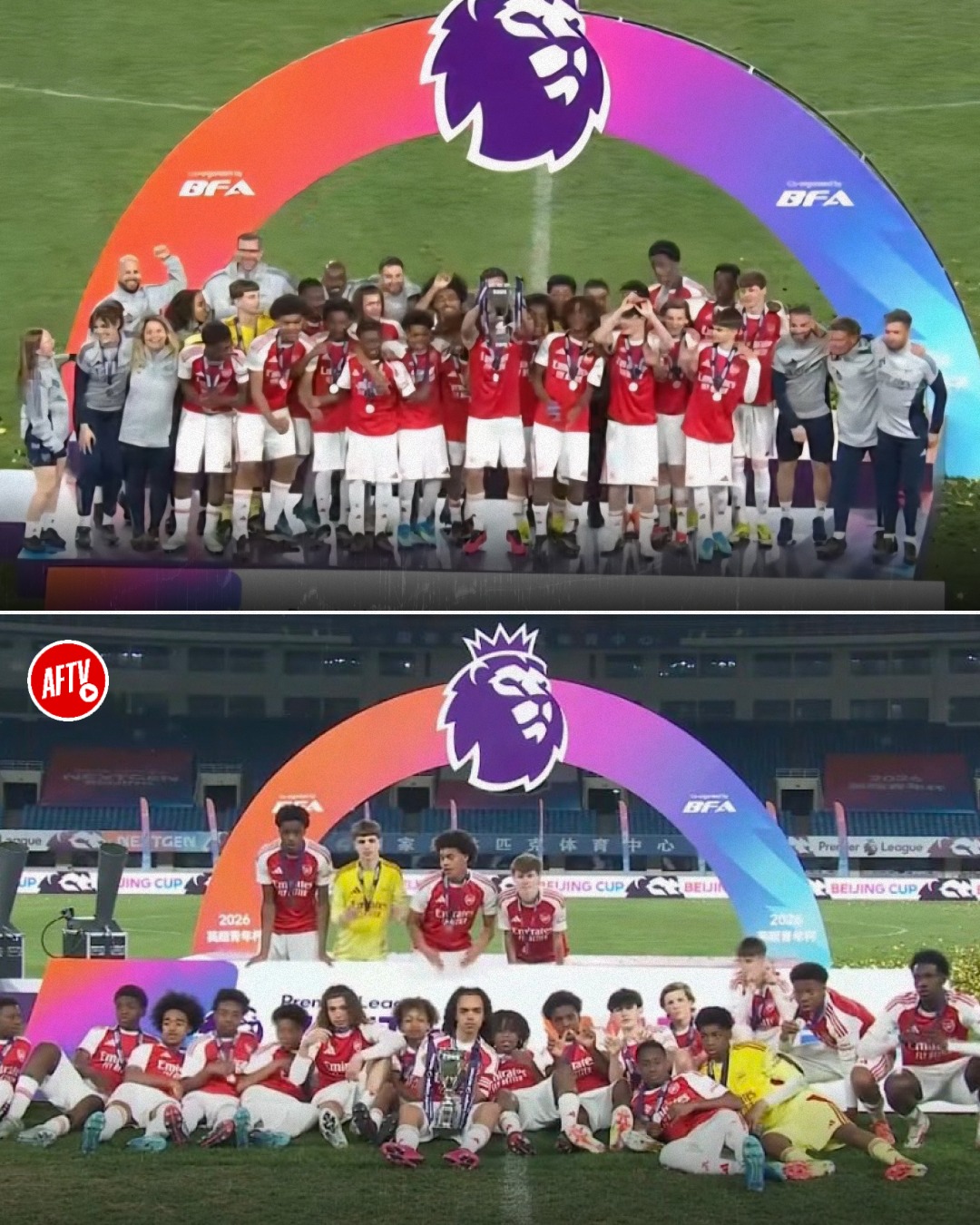 Congratulations to U15 Arsenal for winning the Premier League Next Gen Beijing Cup! 🏆

Won every game, beating the likes of Aston Villa youth along the way. 👏🔥