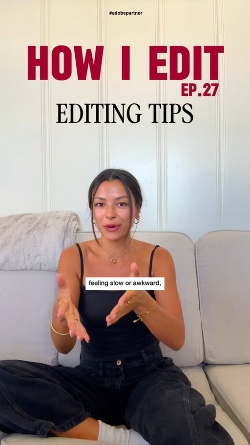 HOW I EDIT: ep 27🌟 three simple tips on how to make your editing better!

using @adobevideo Premiere on iPhone - it’s completely free to use everything the app offers, so if you’re getting into editing this the best option :) you can find it in the App Store!!! #adobepartner