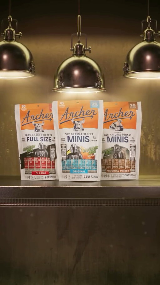 We’ve entered a new galaxy of flavor by teaming up with @themandalorian! 💫  To celebrate #TheMandalorianAndGrogu, we’re bringing you a variety of limited-edition Archer sticks to fuel your journey!

🌟 Mini Original Beef Sticks
🌟 Mini Turkey Sticks
🌟 Full Size Classic Sticks

Whether you’re on a bounty hunt or just battling midday hunger, we’re here to satisfy any Jedi, Mandalorian, or tiny green co-pilot. 💚🪐 Don’t forget to fuel up and see The Mandalorian and Grogu in theaters on May 22! 🎬