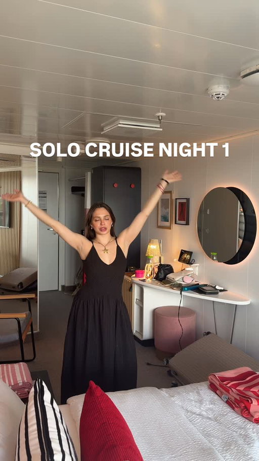 night one of my FIRST cruise!!!! Let the cruise vlogs begin 🚢 🌊 #cruise #cruisevlog #solocruise #solotravel @virginvoyages