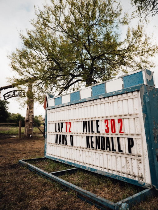 Lap 72 is complete, and racers have now run over 300 miles.

Who will be the #G1MUltra champion?