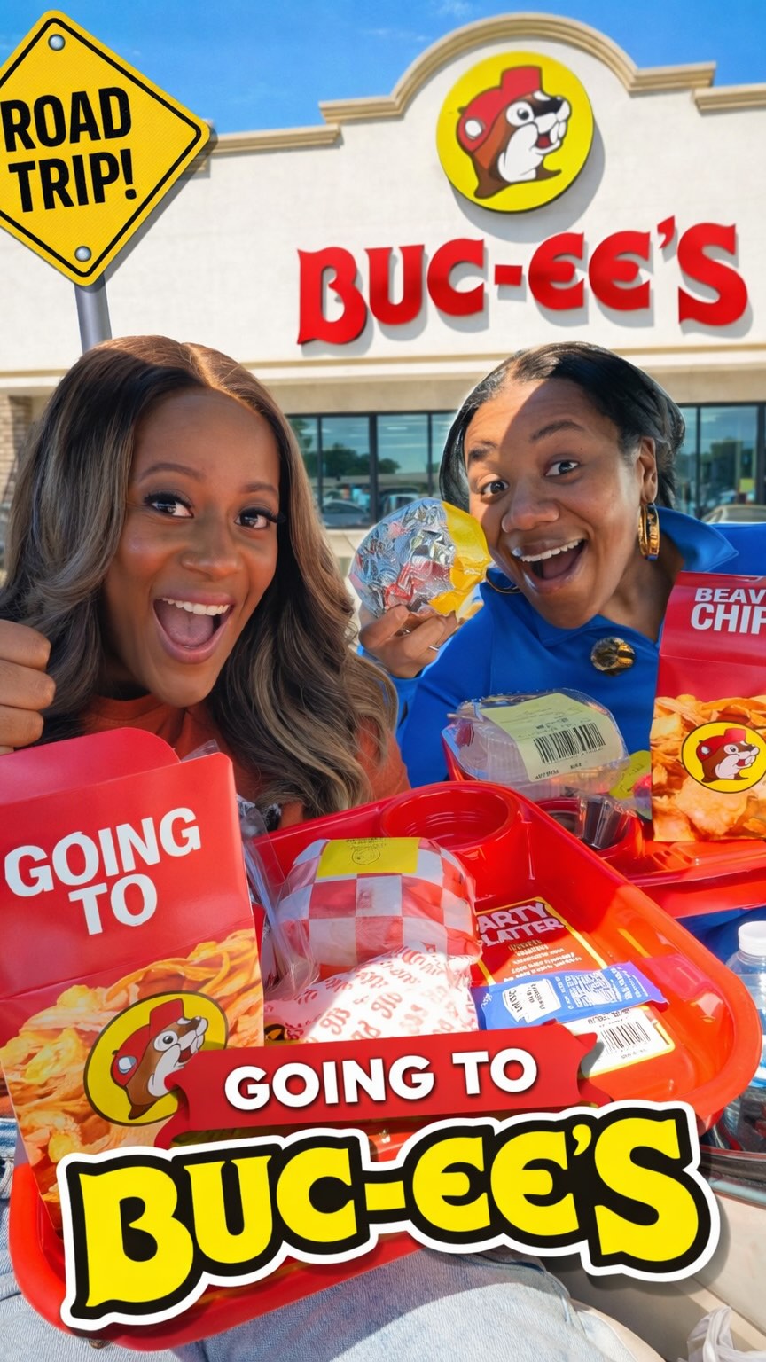Bucc-ees Food Review as FIRST TIMERS!✨👀
	*featuring the comedian, my Homegirl Danielle*

We drove 1 hour and 47 minutes just to see if Buc-ee’s is really that girl… 👀🚗✨

And listen… for two first-timers, this wasn’t just a stop, it was a full experience. The moment we walked in, it felt like a gas station turned theme park for snacks 😭 we did a full tour, grabbed all the “you gotta try this” items, and got to WORK.

Safe to say… the hype is loud for a reason.

Homegirl highlights:
• Pulled pork sandwich with that signature sauce 🔥
• Brisket sandwich (juicy, smoky, don’t play with it)
• Club sandwich (the sauce made it yummy, bread is HARD)
• Sausage (dry… decent with sauce)
• Beaver chips (you already know 👀 🔥)
• Beef jerky (aisle after aisle like a dream, for my man tho)
• Chocolate chip cookie was a 10/10 🍪
• Lemon cookie was fireeeeeee

Between the smooth ride, the snacks on snacks, and the chaos in the best way… yeah, we’d do this drive again 😂

Save this for your next random day trip idea (not just a pit stop) because apparently… we outside for gas stations now 🤭 

(Full video going on YT: hungryhomegirl)

@bucees 
@alaninutrition 
@mercedesbenz 

.
.
.

#roadtrip #buccees #atlanta #exploregeorgia #springbreak